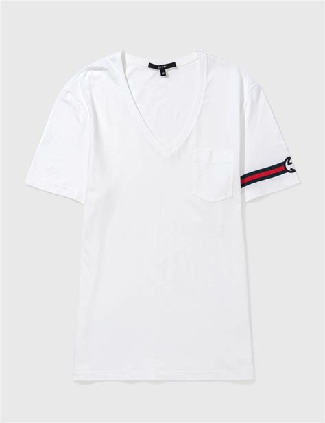 gucci v neck t shirt cheap|gucci t shirt for sale.